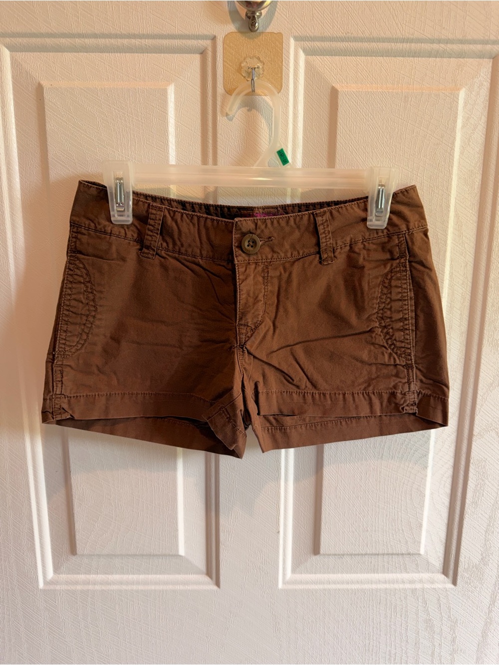 Arizona Jean Company Brown Cotton Blend Women's Shorts